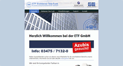 Desktop Screenshot of etf-eisleben.de