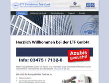 Tablet Screenshot of etf-eisleben.de